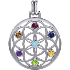 Chakra Flower of Life - 38mm - u/kde