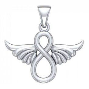 Englevinger - Uendelighedstegnet - vedhng - u/kde