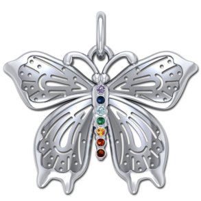 Chakra Sommerfugl - 25mm - u/kde