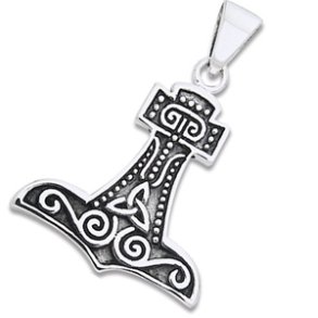 Thors Hammer smykke vedhng - 28mm - u/kde