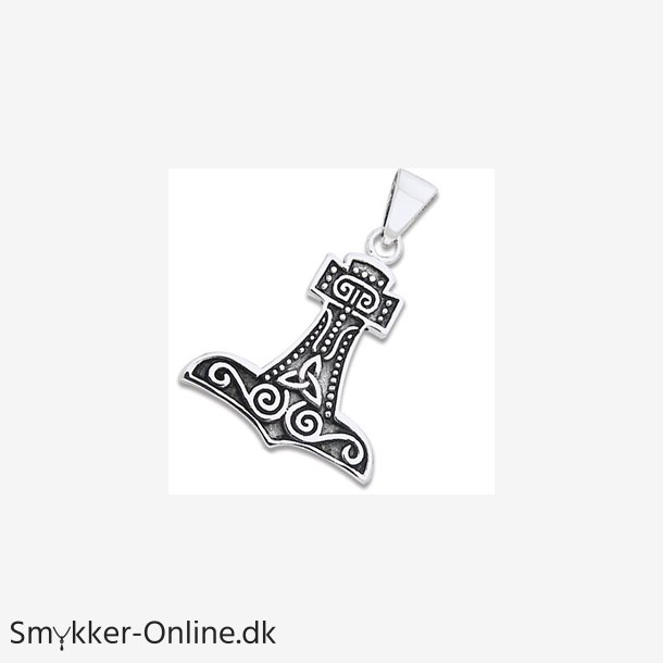 Thors Hammer smykke vedhng - 28mm - u/kde