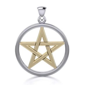 Vedhng med Pentagram - 37mm u/kde