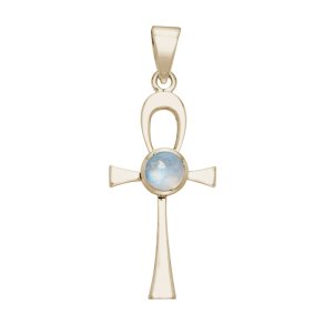 Ankh kors med M�nesten - u/k�de