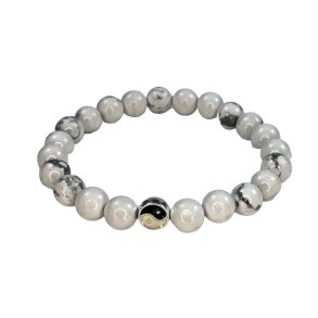 Yin Yang armbnd med Pinolith