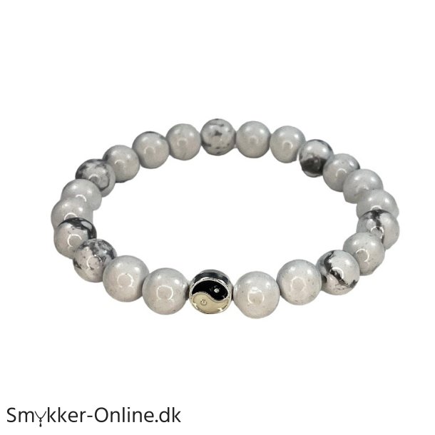 Yin Yang armbnd med Pinolith