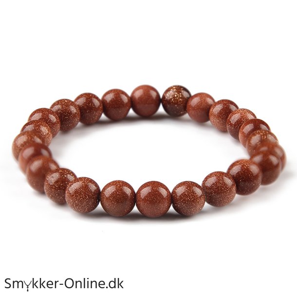 Armbnd - Guldsten - 8mm
