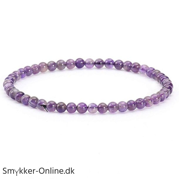 Armbnd Ametyst - 4mm