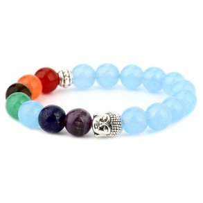  Chakra Buddha armbnd - Lykkearmbnd