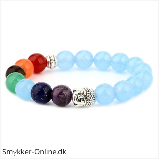  Chakra Buddha armbnd - Lykkearmbnd