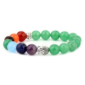 Chakra Buddha armbnd - Lykkearmbnd
