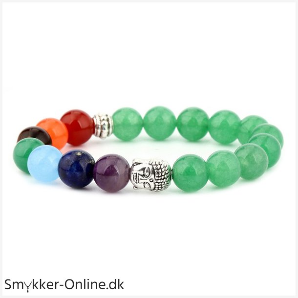 Chakra Buddha armbnd - Lykkearmbnd