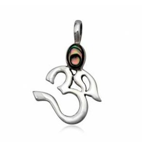 AUM vedhng med Abalone - 32mm - u/kde