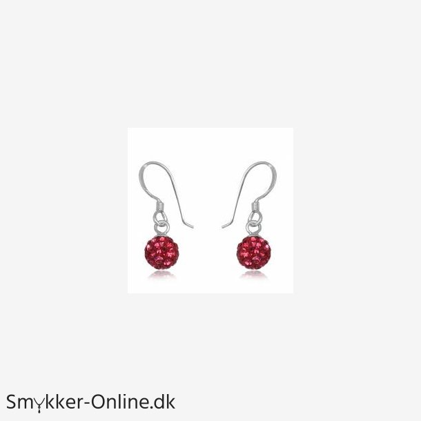 reringe med Swarovski krystaller - 22mm - pr par