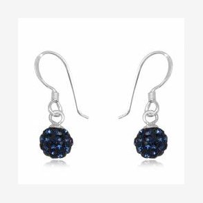 reringe med Swarovski krystaller - 22mm - pr par