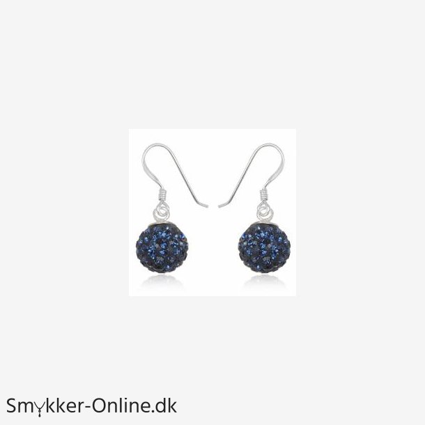 reringe med Swarovski krystaller - 24mm - pr par