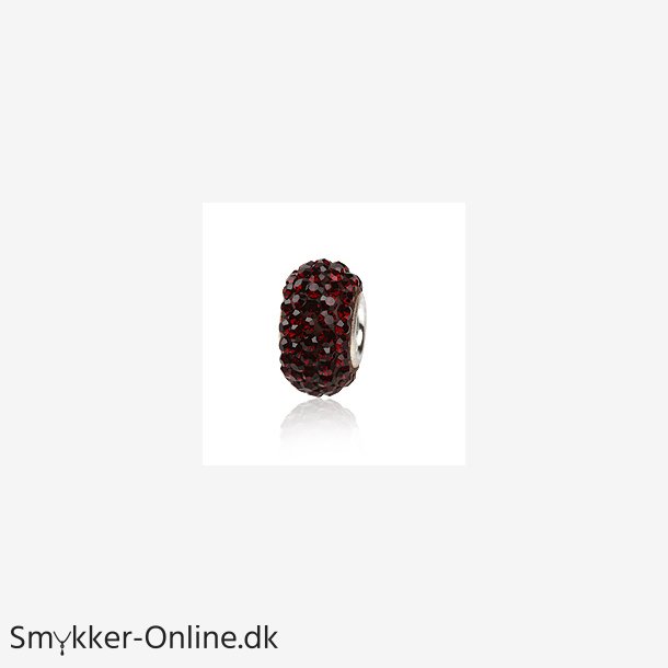 Charm led med swarovski krystaller