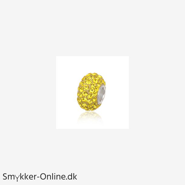 Charm led med swarovski krystaller