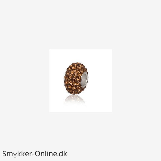 Charm led med swarovski krystaller