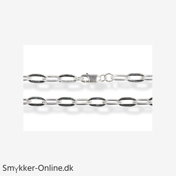 Slvarmbnd - Oval - 19cm x 1.4mm