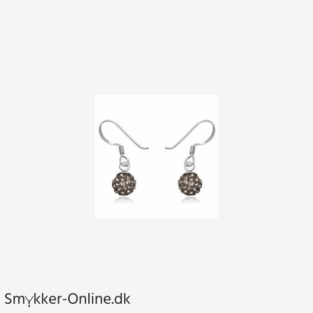 reringe med Swarovski krystaller - 22mm - pr par