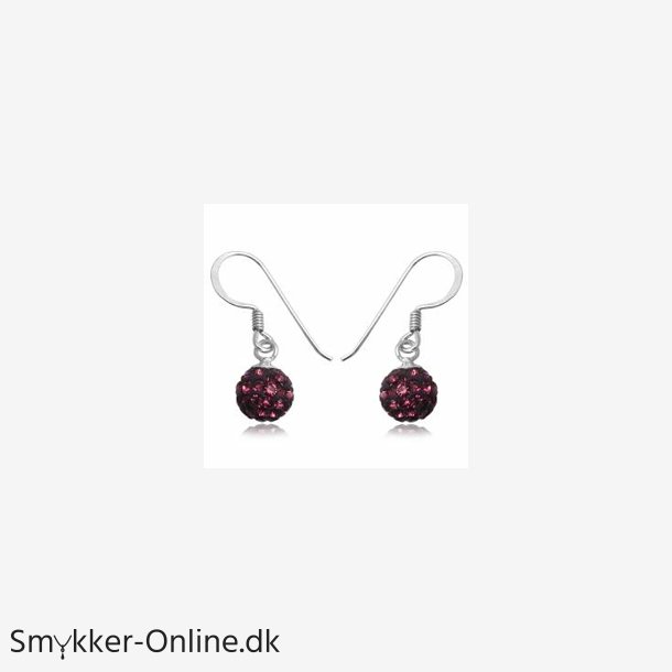 reringe med Swarovski krystaller - 22mm - pr par