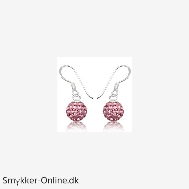 reringe med Swarovski krystaller - 21mm - pr par