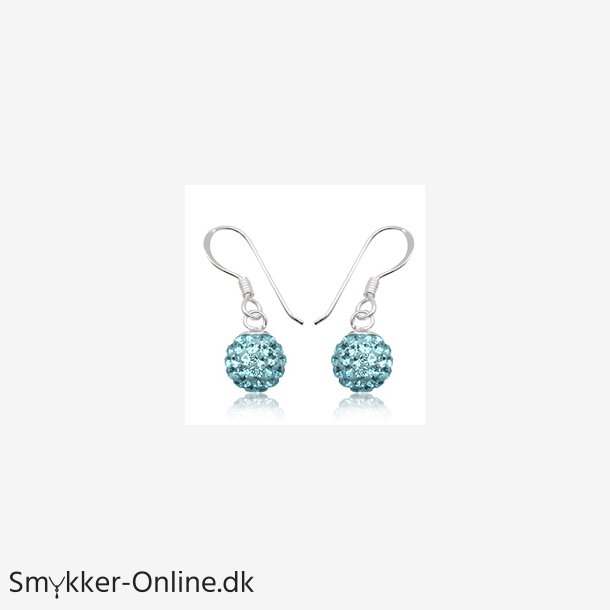 reringe med Swarovski krystaller - 24mm - pr par
