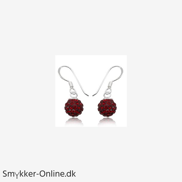 reringe med Swarovski krystaller - 21mm - pr par