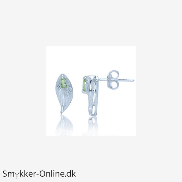 restikker med Peridot - 12x5mm - pr par