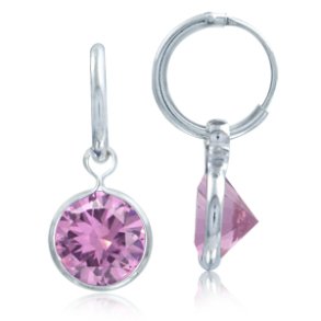 reringe med Pink Zirkonia - pr par