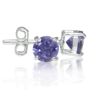 restikker med Iolit - 5mm - pr par