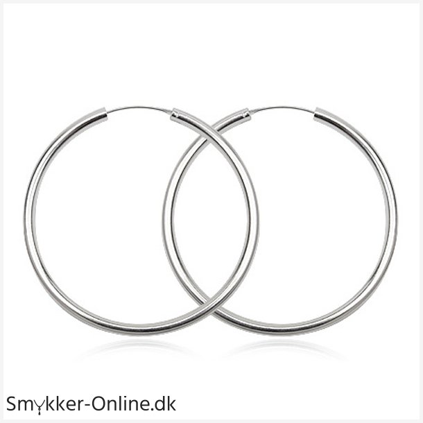 Slv reringe - 30mm - pr st
