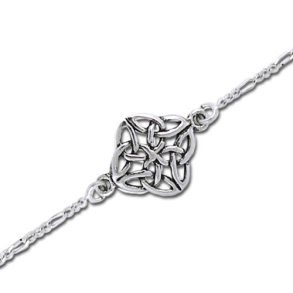 Armbnd med Keltisk knude mnster - 17cm