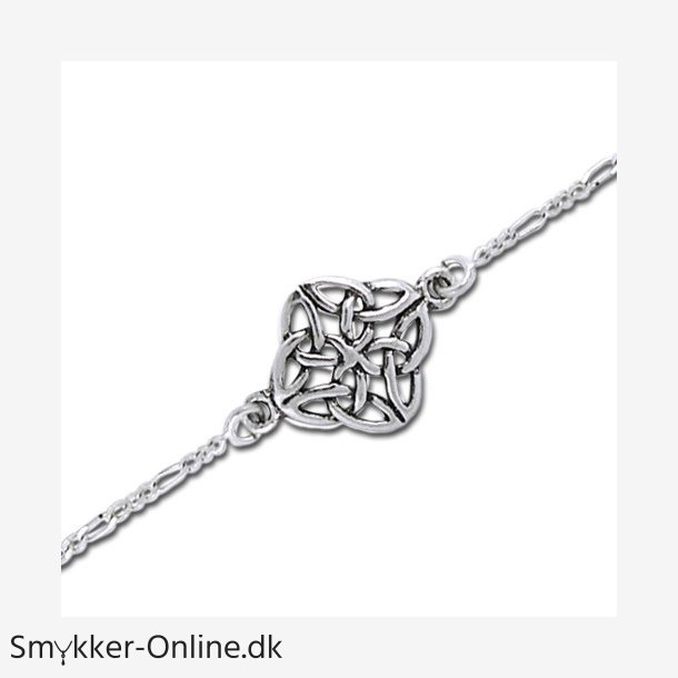 Armbnd med Keltisk knude mnster - 17cm