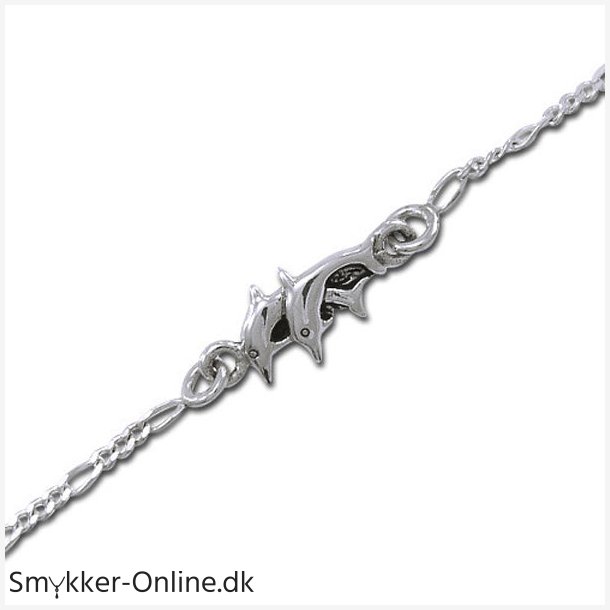 Ankelkde med delfiner - 20,5cm