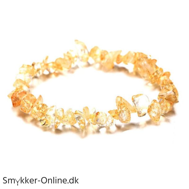 Armbnd Citrin - Krystal Chips