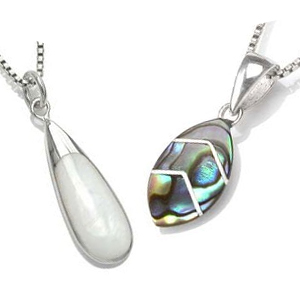 Vedhng med Abalone og Perlemor